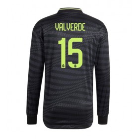 Herren Fußballbekleidung Real Madrid Federico Valverde #15 3rd Trikot 2022-23 Langarm